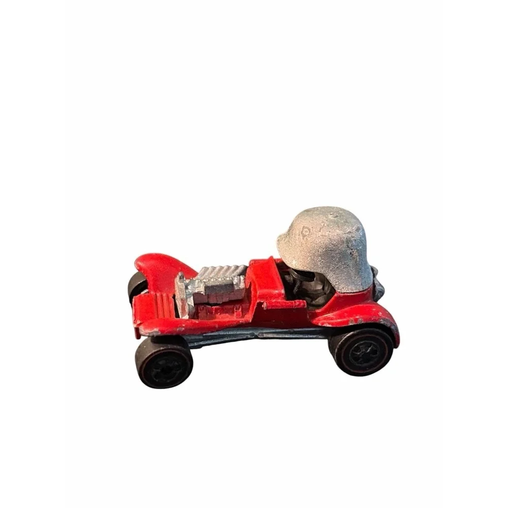 Vintage Hot Wheels Redline Red Line Toy Car 1969 Red Baron Original‎ Biker Drag